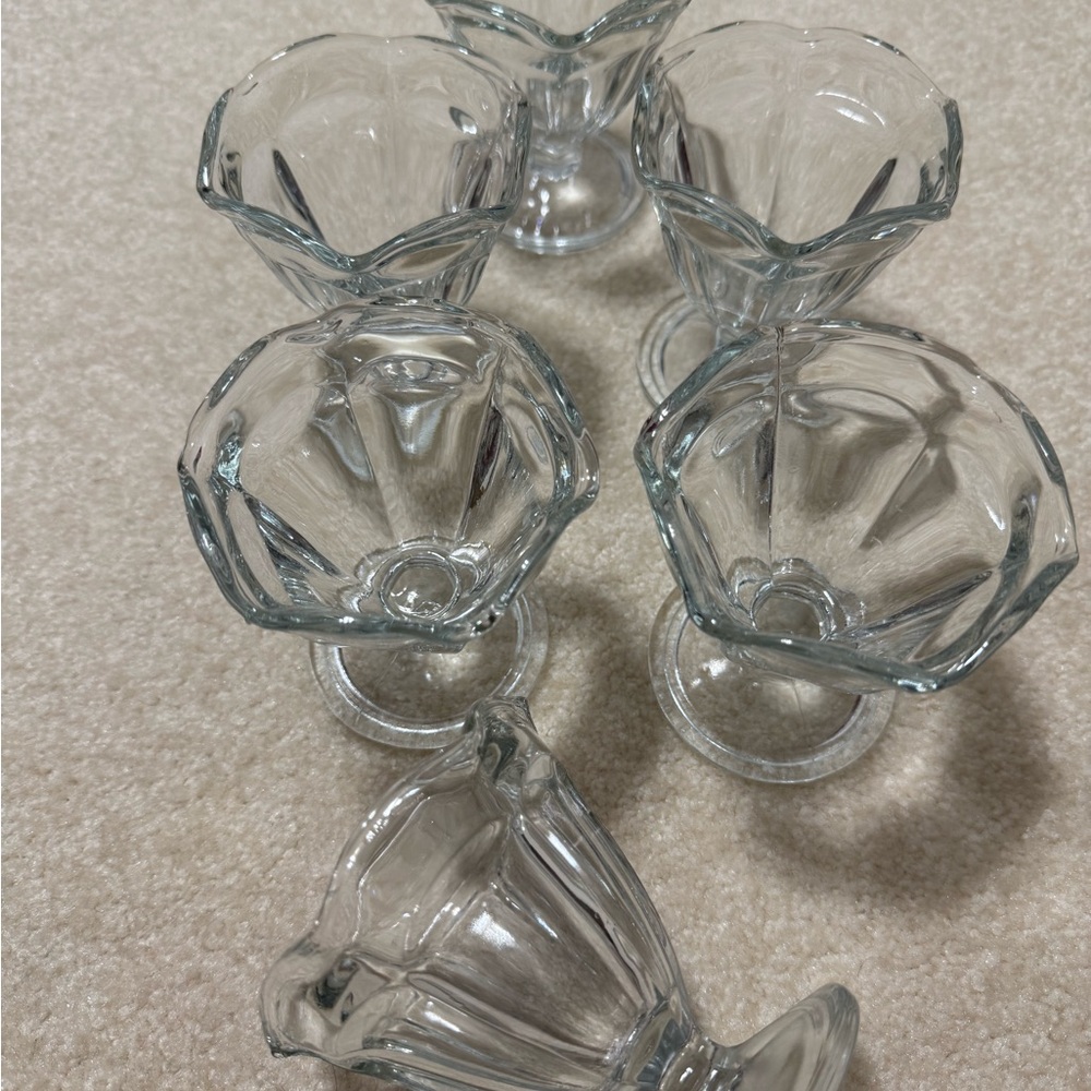 Vintage Dessert Parfait Dessert Bowls (6)